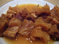 「鯨すじ」のおでん5串